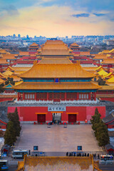 Shenwumen (Gate of Divine Prowess) at the north end of the Forbidden City in Beijing, China