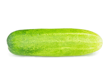 Cucumber isolated on white background with clipping path.