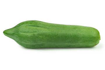 Green papaya isolated on white background witht clipping path.