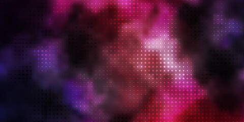 Dark Pink, Blue vector backdrop with dots. Abstract illustration with colorful spots in nature style. New template for a brand book.