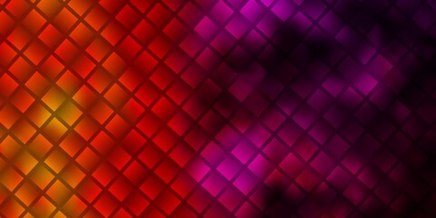 Fototapeta premium Light Pink, Yellow vector background in polygonal style.