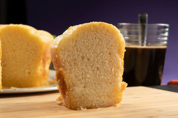 homemade orange cake