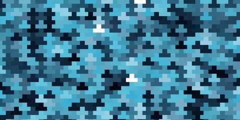 Dark BLUE vector background with rectangles. Abstract gradient illustration with rectangles. Pattern for business booklets, leaflets