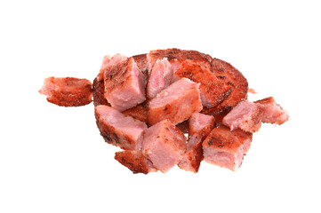 sausage isolated on white background