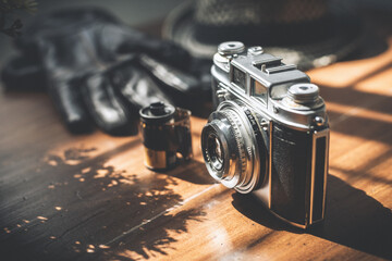 Old film camera