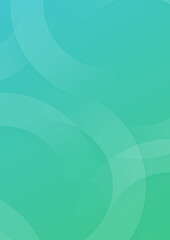 Simple Green Background With Semi Circle Inside 