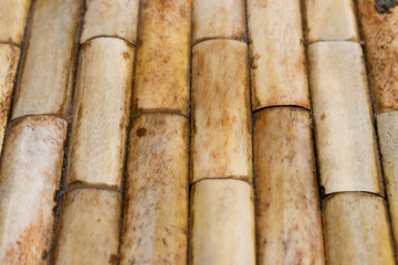 Vertical bamboo wood pattern with shadows