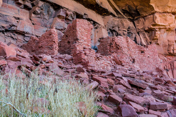 Ruins of Ancient Cliff Dwellings,Honanki Heritage Site, Sedona, Arizona, USA