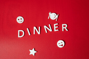 dinner text