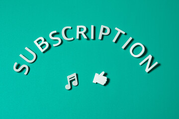 subscription text 