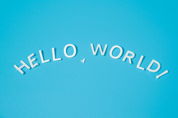 hello world text