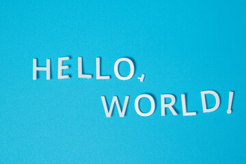 hello world text