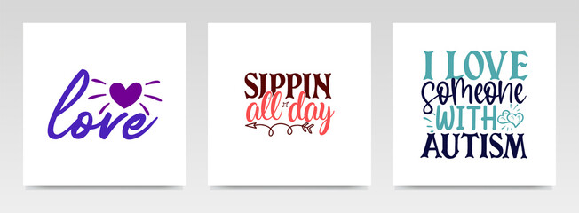 Big happy hour quotes letter typography set illustration.