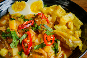 Mee Rebus (Noodle Dish)