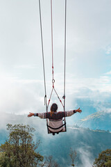 Columpio en Baños Tungurahua Ecuador