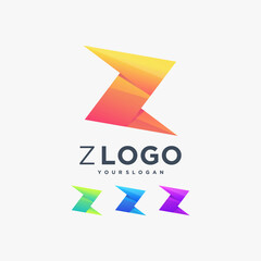 z letter logo logotype brand