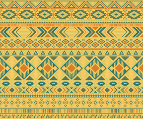 American indian pattern tribal ethnic motifs geometric vector background.