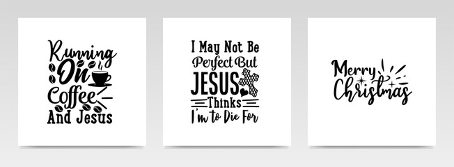 Blessed quotes letter typography set illustration.