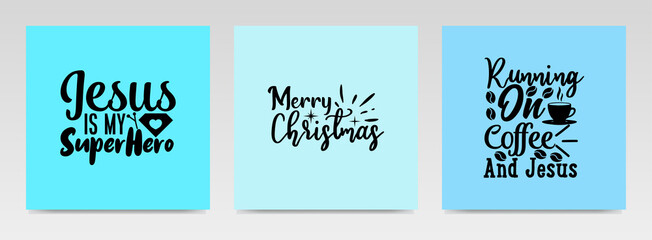 Blessed quotes letter typography set illustration.