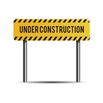 Under construction board