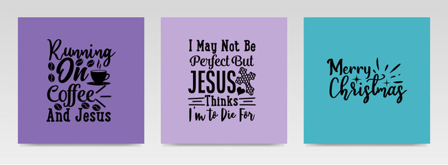 Blessed quotes letter typography set illustration.