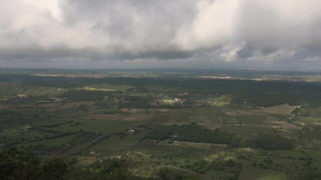Mountain view Cloudy Day Randa Mallorca Spain