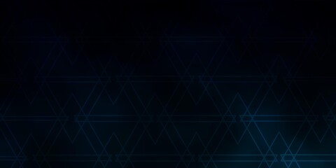 Dark Green vector background with polygonal style. Beautiful illustration with triangles in nature style. Template for landing pages.