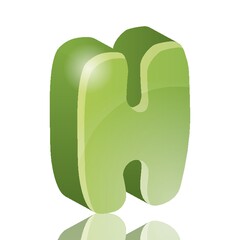 Isometric alphabet H