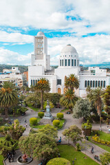 Ambato y su Catedral Tungurahua
