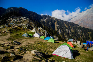 Camping at Triund in Dharamshala