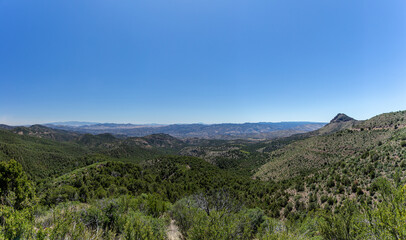 vast landscape with mountains