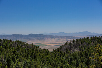 Vast views from a mountain top