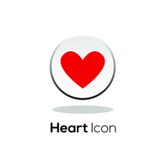 heart logo vector