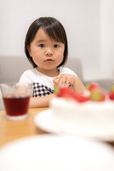 子供　誕生日ケーキ