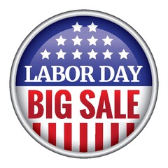 Labor day sale sticker