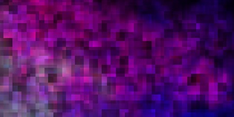 Light Pink, Blue vector pattern in square style.