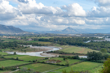 Obraz premium The Ancient Rozafa Castle in Shkoder Albania