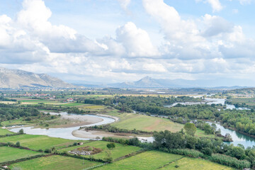 Fototapeta premium The Ancient Rozafa Castle in Shkoder Albania