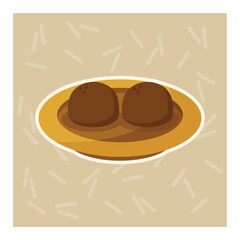 Chocolate mochi