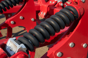 Metal spring. Cultivator for cultivating the land.
