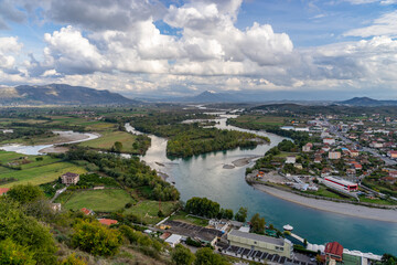 The Ancient Rozafa Castle in Shkoder Albania