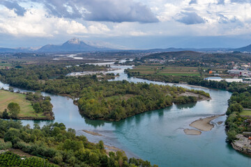 The Ancient Rozafa Castle in Shkoder Albania