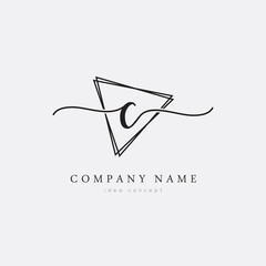 Initial Letter C Logo Vector EPS10