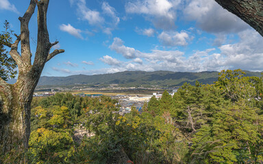 伊賀上野城からの眺望