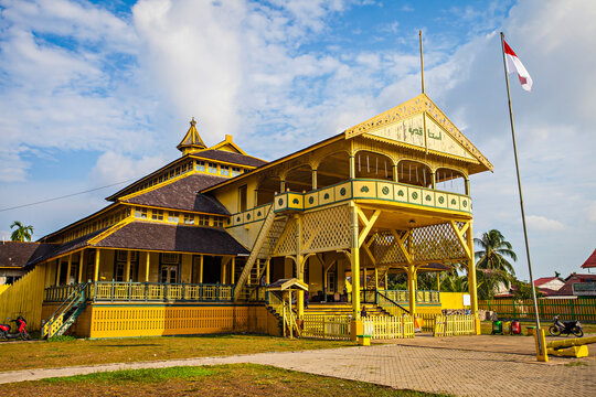 Kadriah Palace (Istana Kadriah), a heritage and historical building, royal palace of Pontianak Kingdom, a popular tourist destination in Pontianak