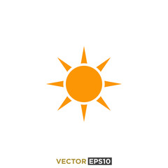 Sun Icon Design Vector Template