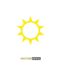 Sun Icon Design Vector Template