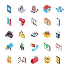 Online Shopping and Payment Icons Pack 