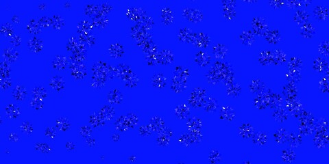 Light Purple vector layout with beautiful snowflakes.