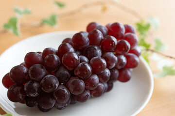 ぶどう　テーブルフォト